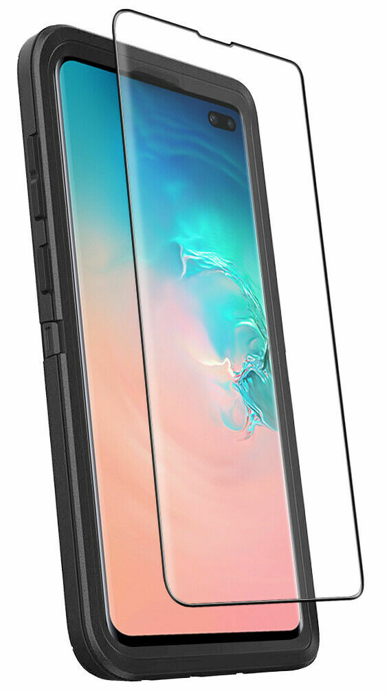 For Samsung Galaxy S10 Plus Otterbox Defender Tempered Glass Screen Protector