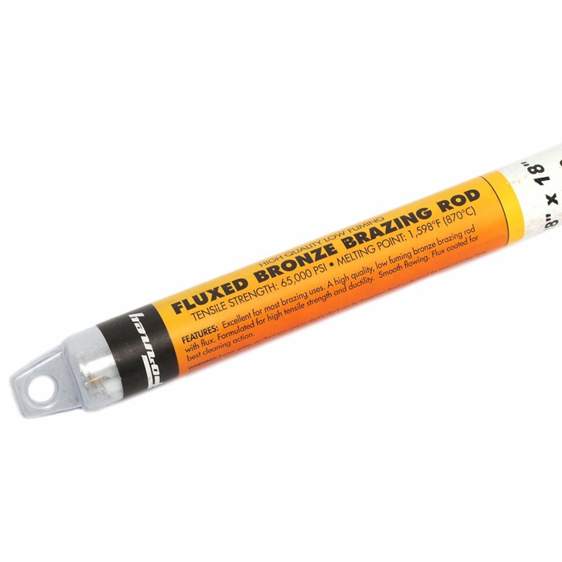 Forney 48500 Aluminum 65,000 PSI Bronze Brazing Rod 1/8 Dia. x 18 L in.