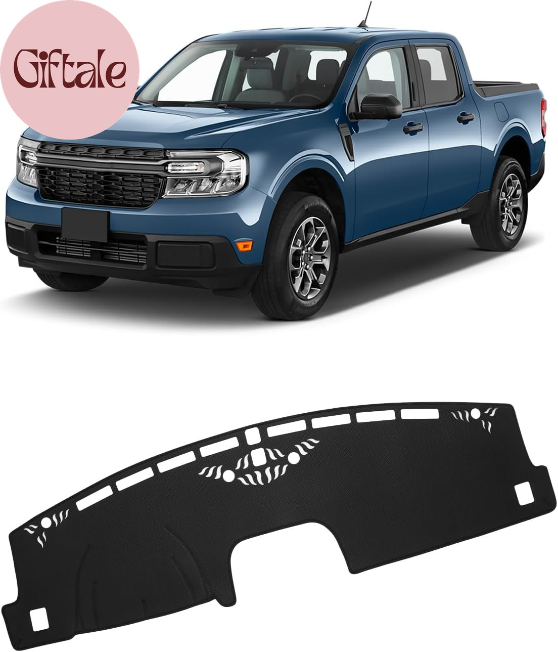 Dash Cover for Ford Maverick 2022 2023 2024 2025 2026 Dashboard Mat Black