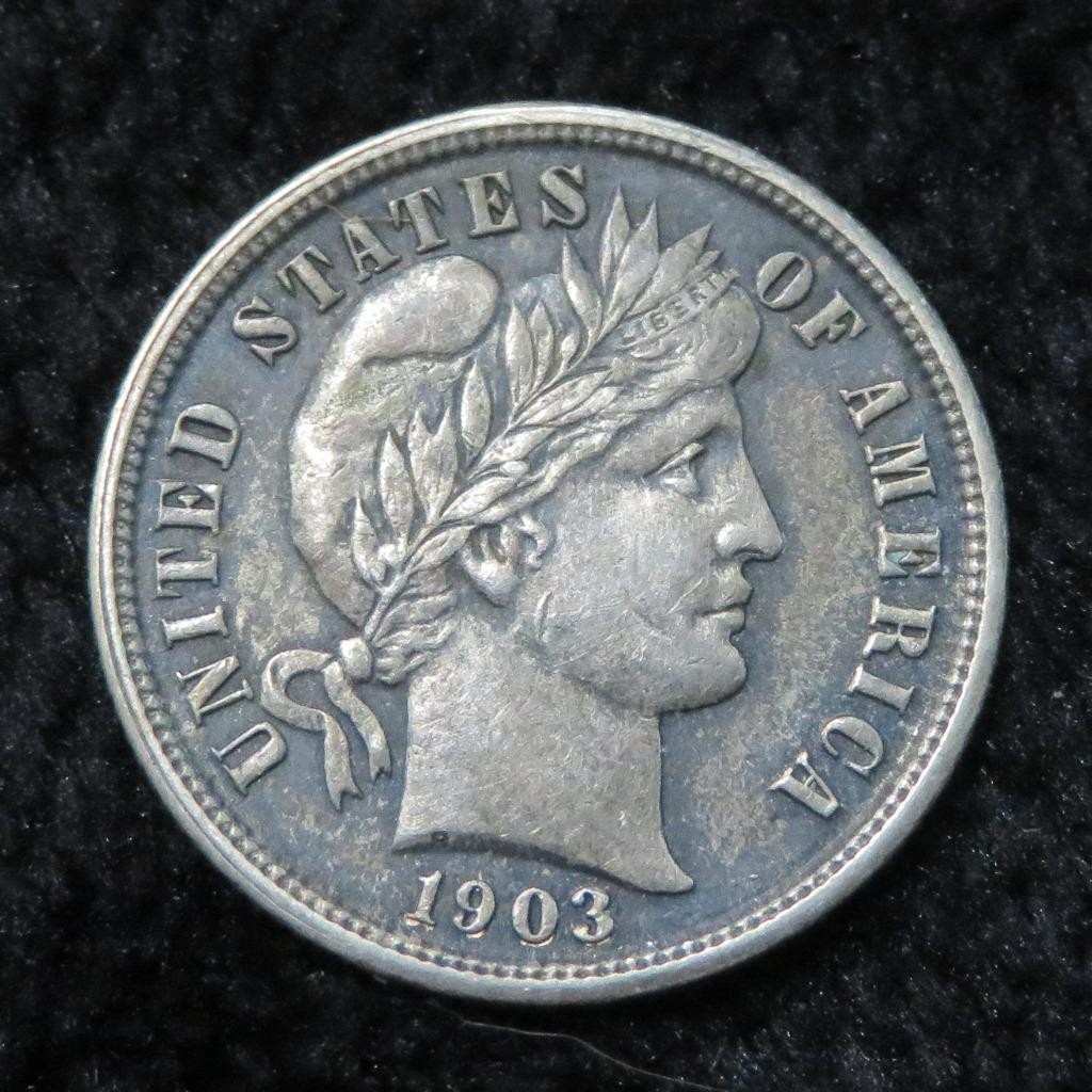 1903 Barber Dime * Better Grade * Full Liberty * 5629