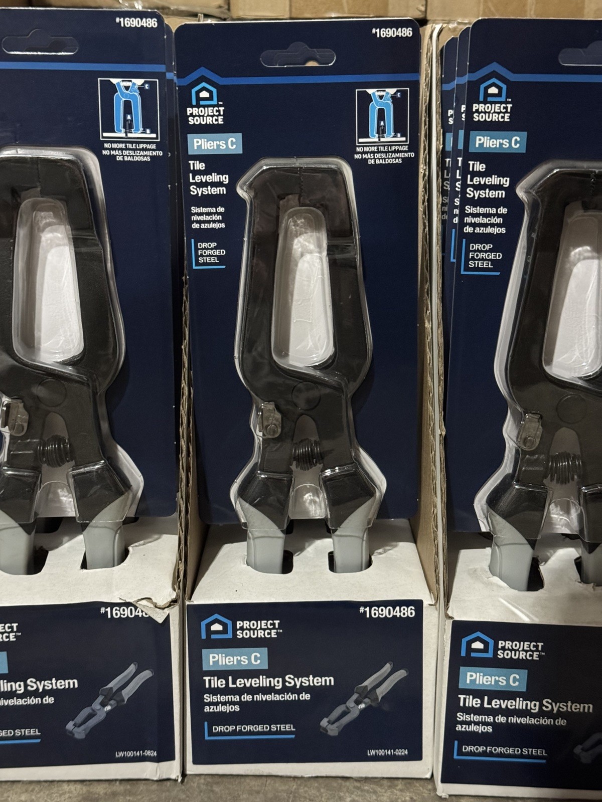 Project Source Tile Leveling System Pliers C Drop Forged Steel – NEW!!!