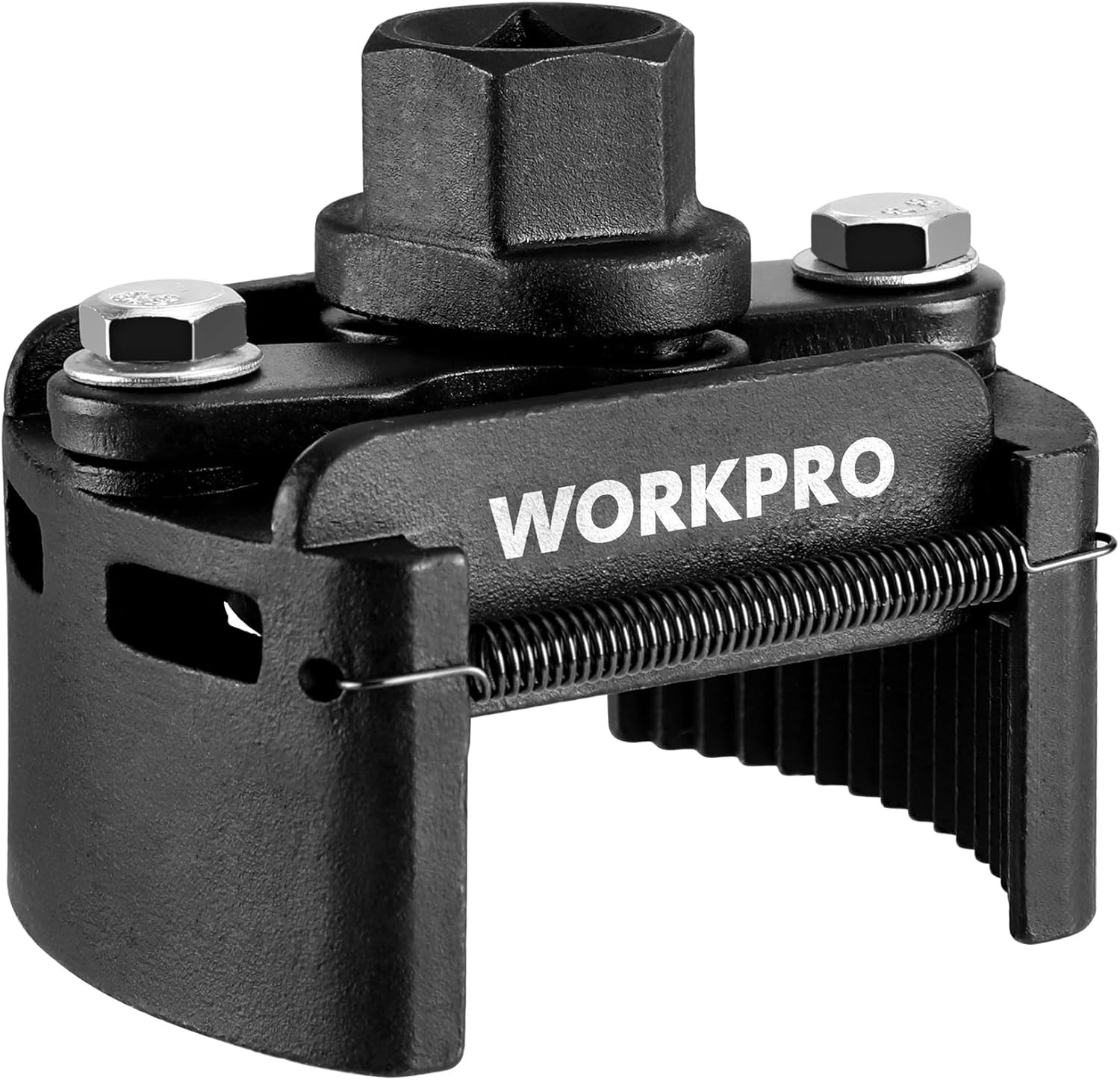 Universal Oil Filter Wrench Adjustable with Auto-Clamp Spring, Oil Filte