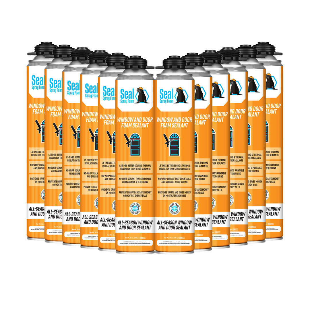 Seal Spray Window & Door No Warp One Component Polyurethane Gun Foam Sealant-1cs