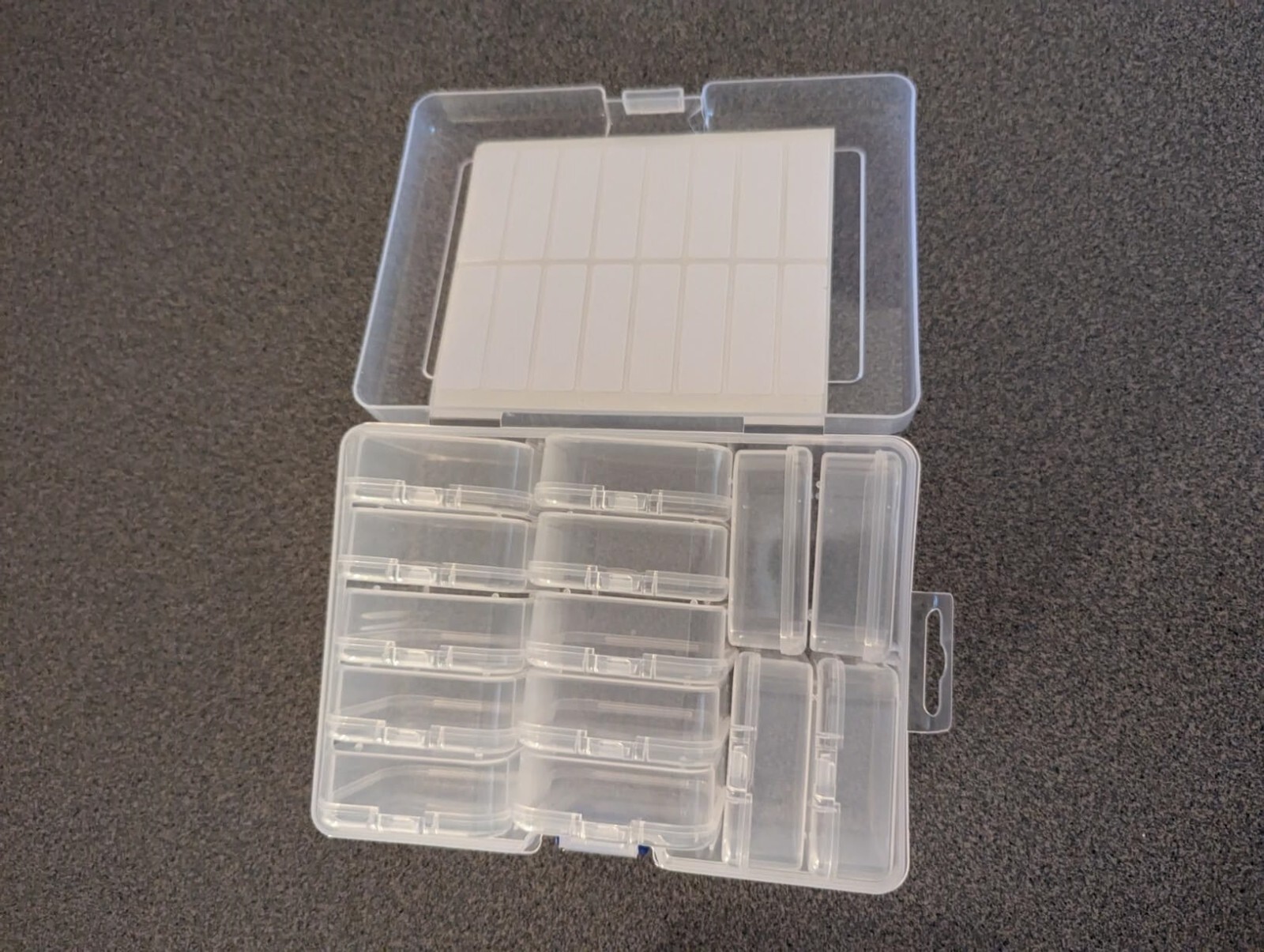 Bead Organizer and Storage, 15 Pcs Clear Bead Storage 6.3 x 4.6 x 2.3 inches