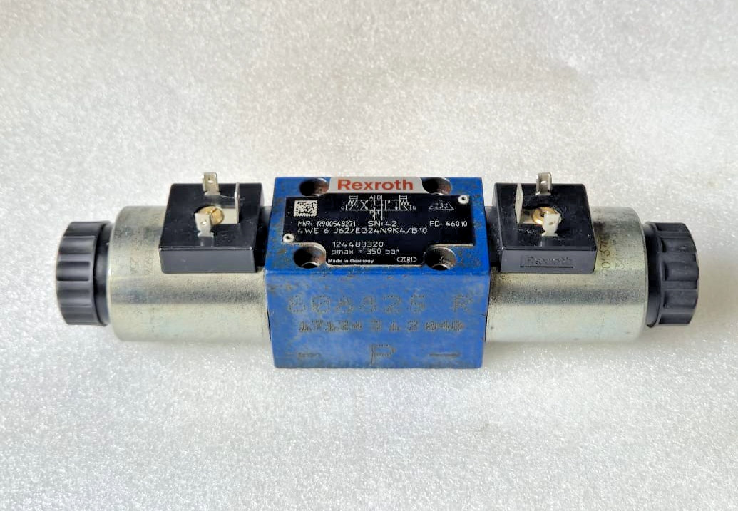 REXROTH 4WE6 SOLENOID DIRECTIONAL HYDRAULIC CONTROL VALVE 24VDC R900561278