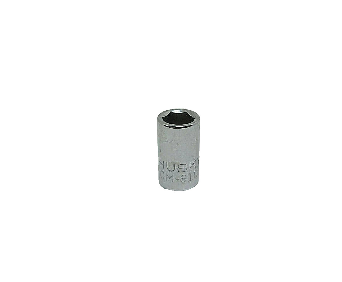 Husky Socket CM-610 5/16 SAE 6 Pt. 1/4 Dr "Made In The USA"