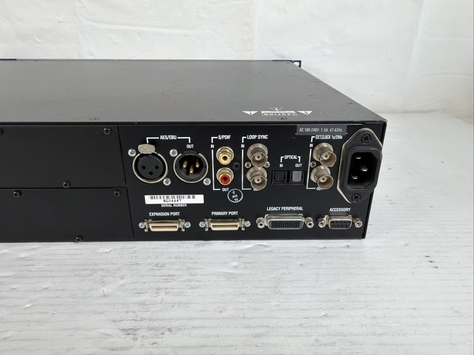 Digidesign 96 I/O HD Digital Audio Converter - Working - Missing Button