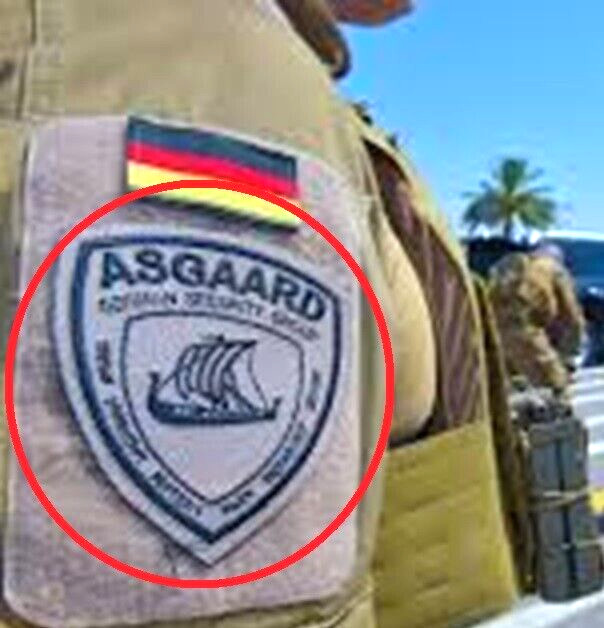 GERMAN PMC PRIVATE SECURITY CONTRACTOR GSG BAGHDAD BOYS vêlkrö ASGAARD INSIGNIA