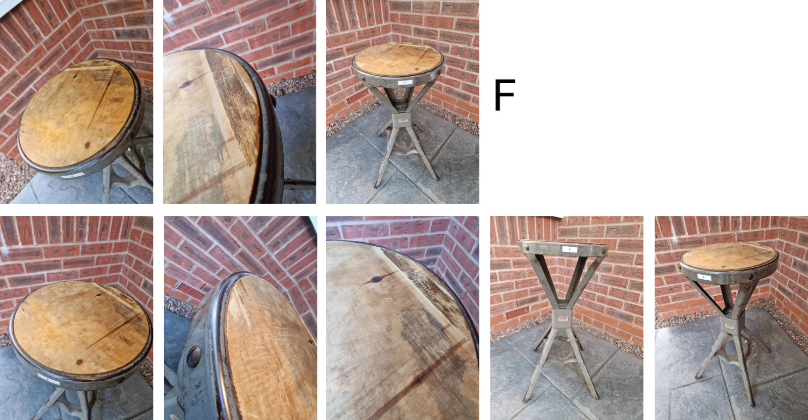 Vintage Industrial Evertaut (Bar) Stools, several available (see photos)
