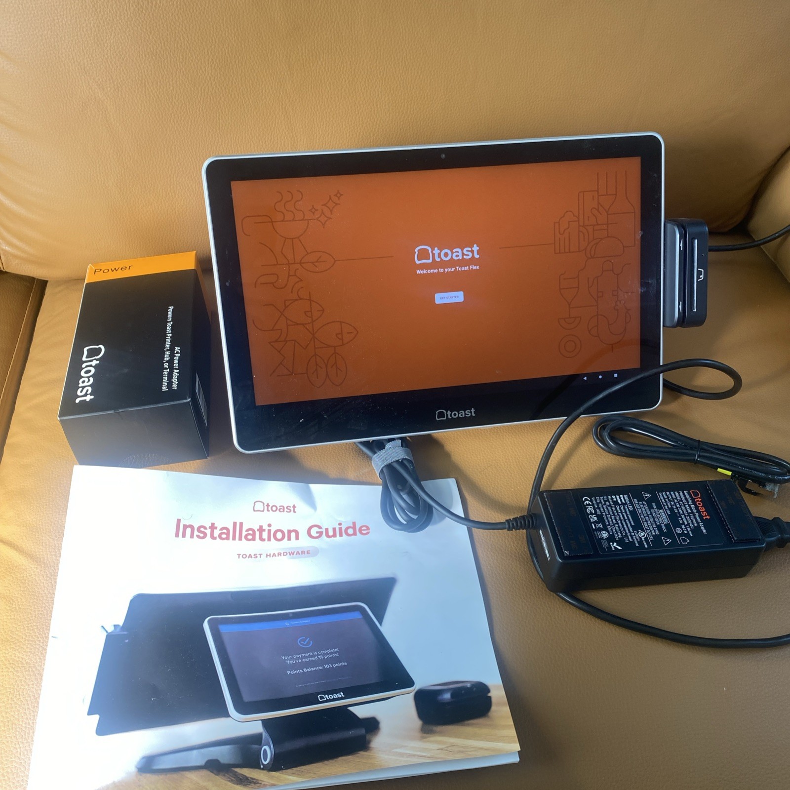Toast Flex TT200 POS System Single Display w/ Power Supply