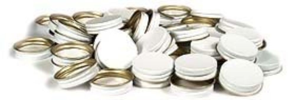 38mm Metal Screw Caps (set of 50)