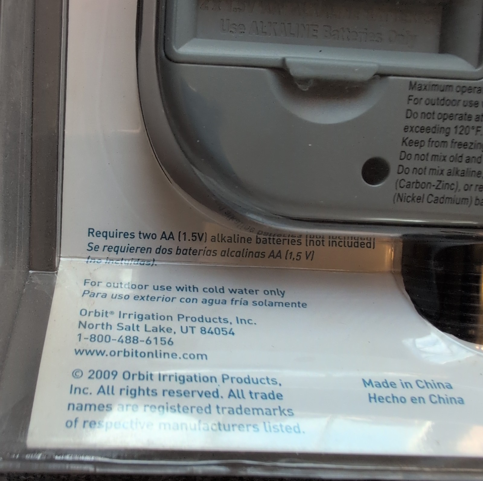 Orbit Single Port Digital Timer 56158 Programmable Water Hose Faucet NEW SEALED