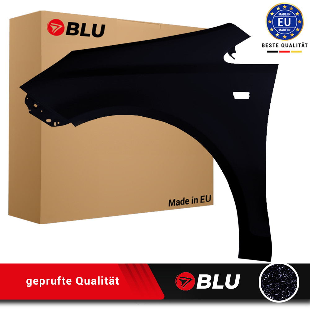 Fender for Opel Corsa D Z20R 2HU left black 06-14 front painted new