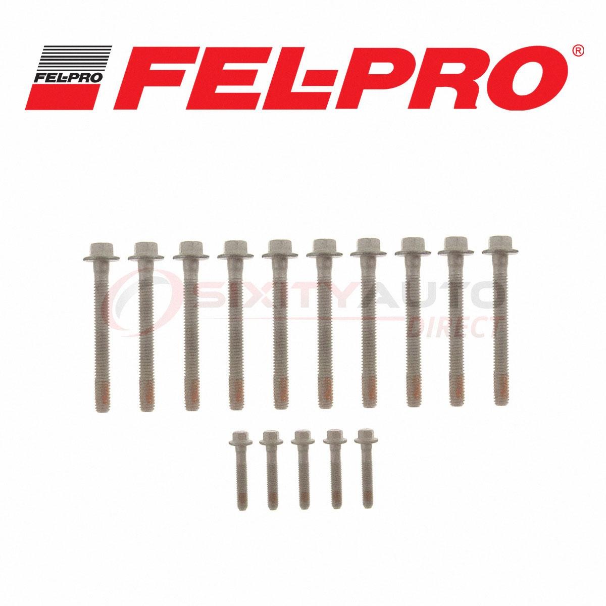 Fel-Pro Cylinder Head Bolt Set for 2004-2006 Chevrolet Avalanche 1500 5.3L rj