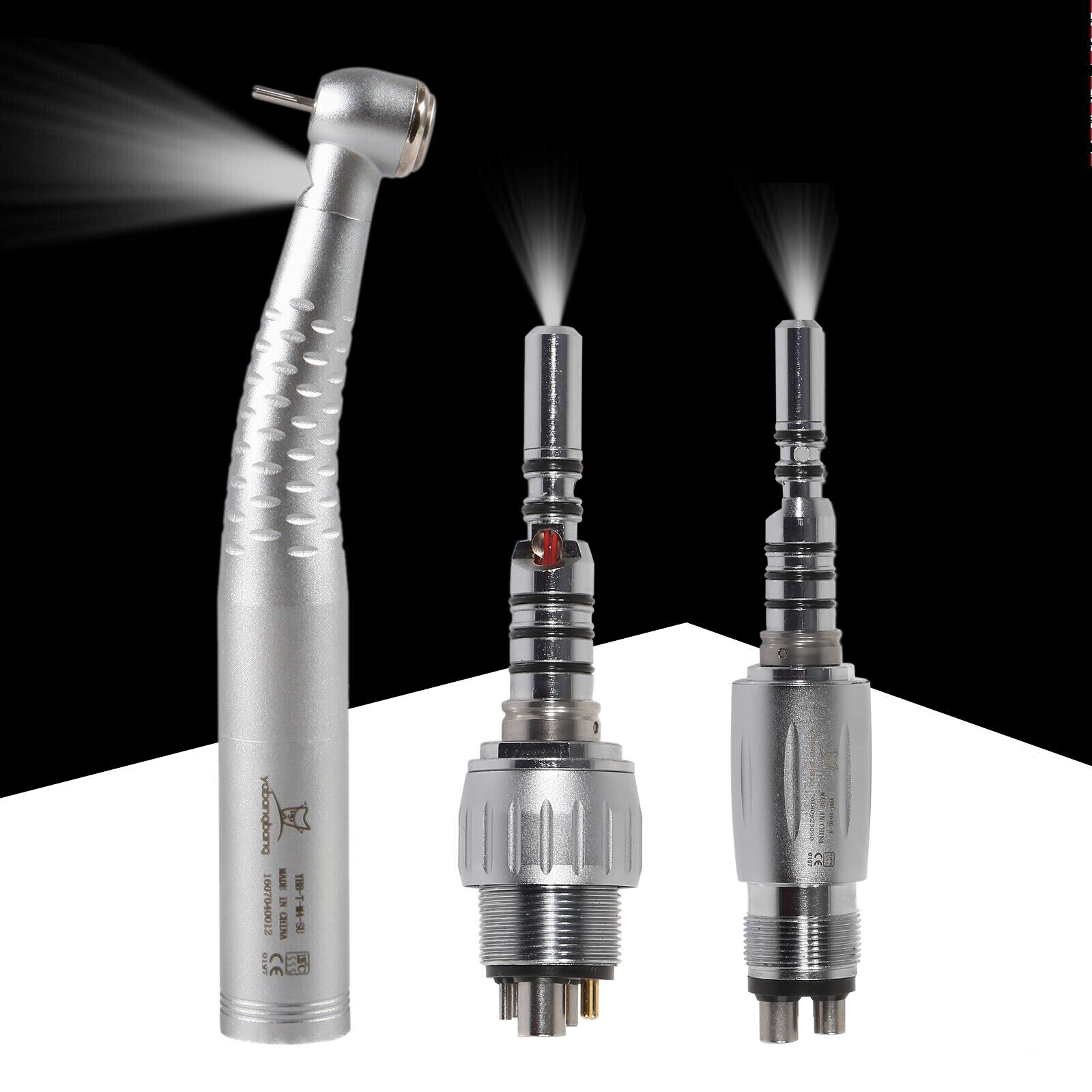 Dental Fiber Optic High Speed Handpiece Standard/Big Head Led Coupler 4/6Hole nk