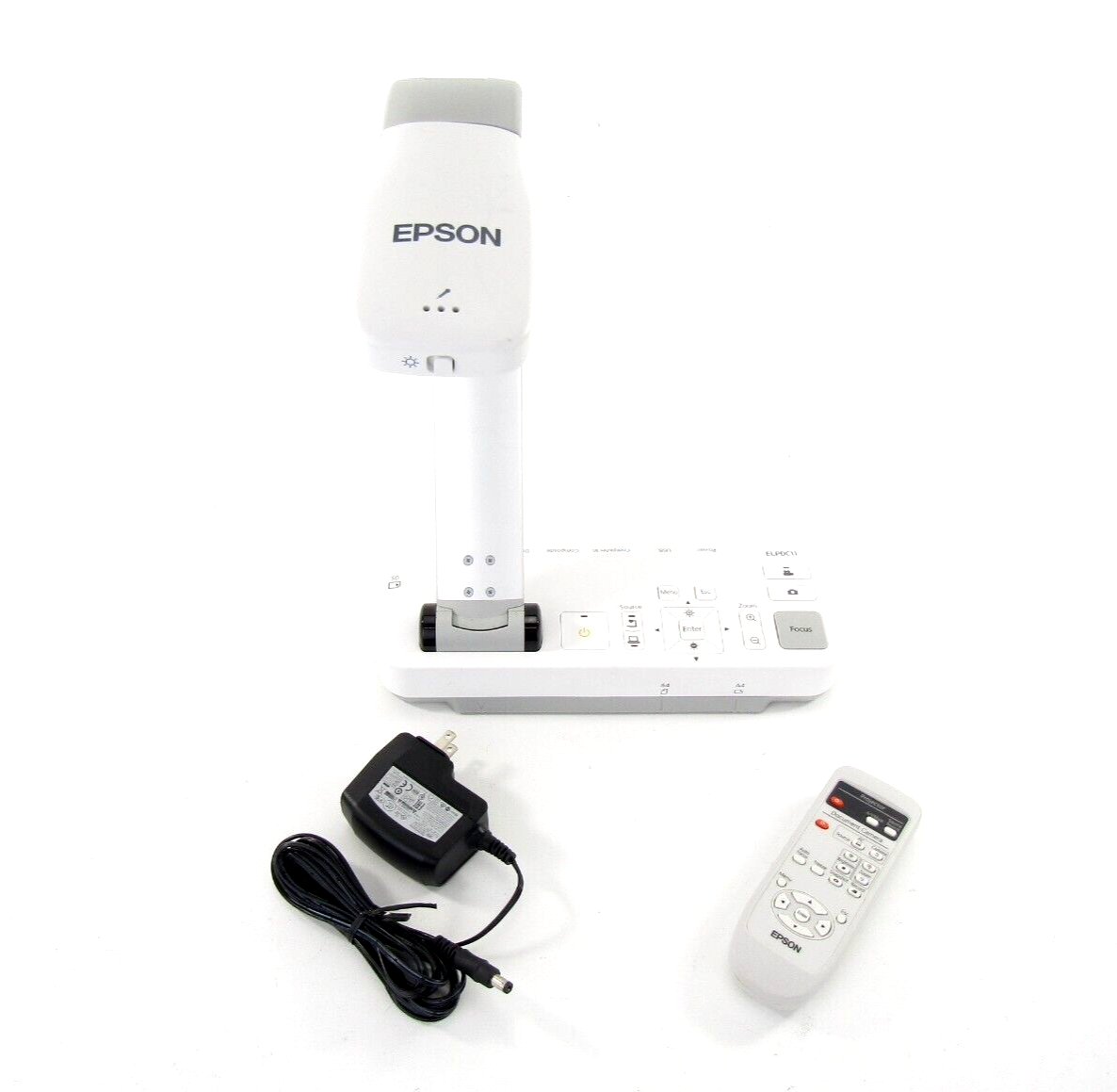 Epson ELPDC11 Document Camera Projector w/ AC Adapter & Remote Control
