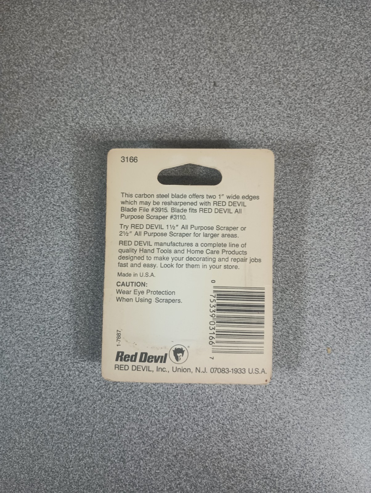 Red Devil 1" Scraper Blades 2-Pack (Fits Red Devil #3110) NEW