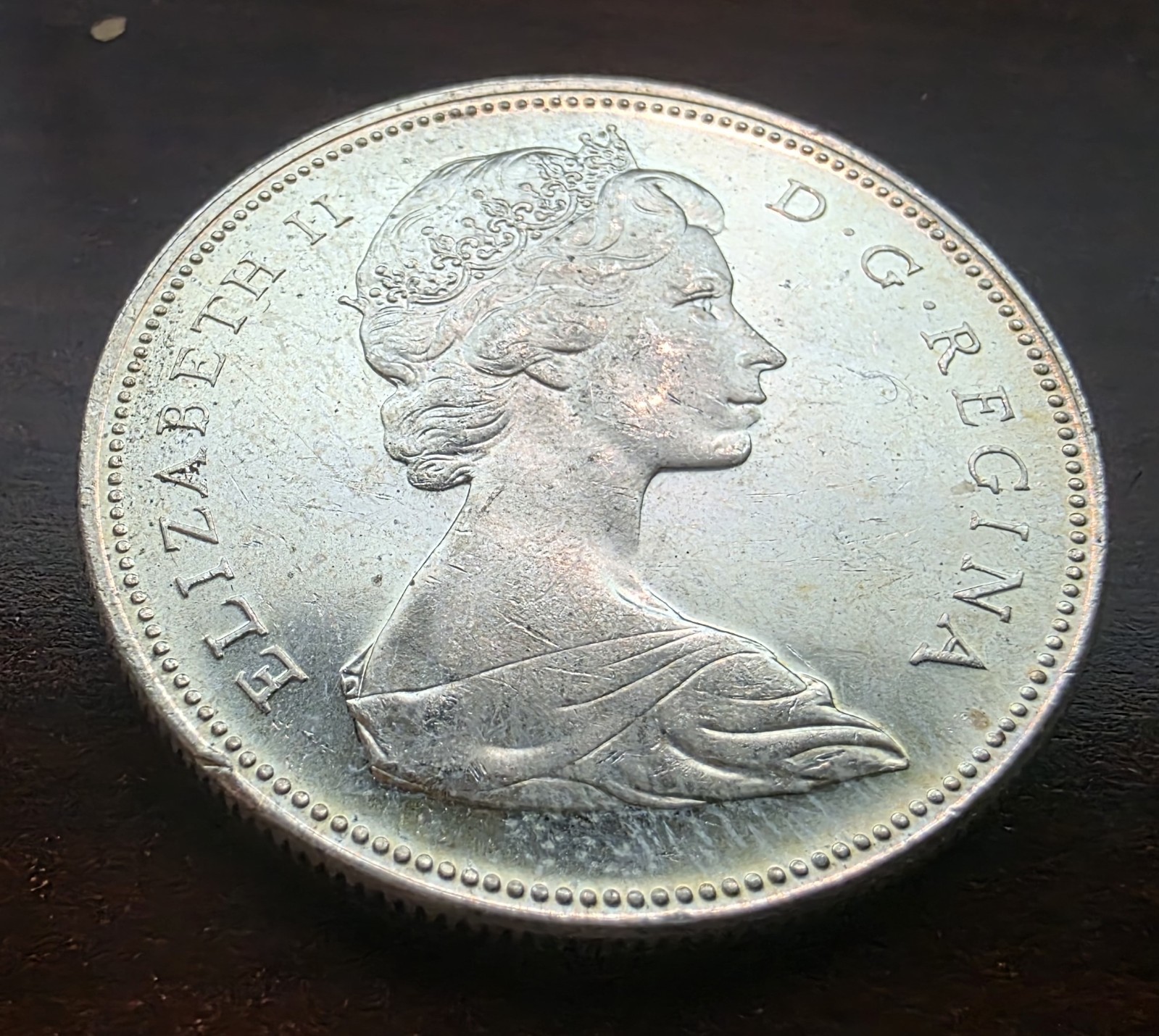 1966 CANADA SILVER DOLLAR COIN