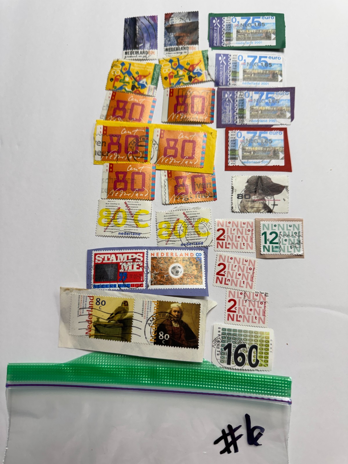 Vintage Stamp Lot from Nederlands