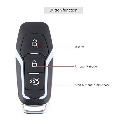 EC002-FO2 Smart Key PKE car Alarm System, Passive Entry, Push Start Button,