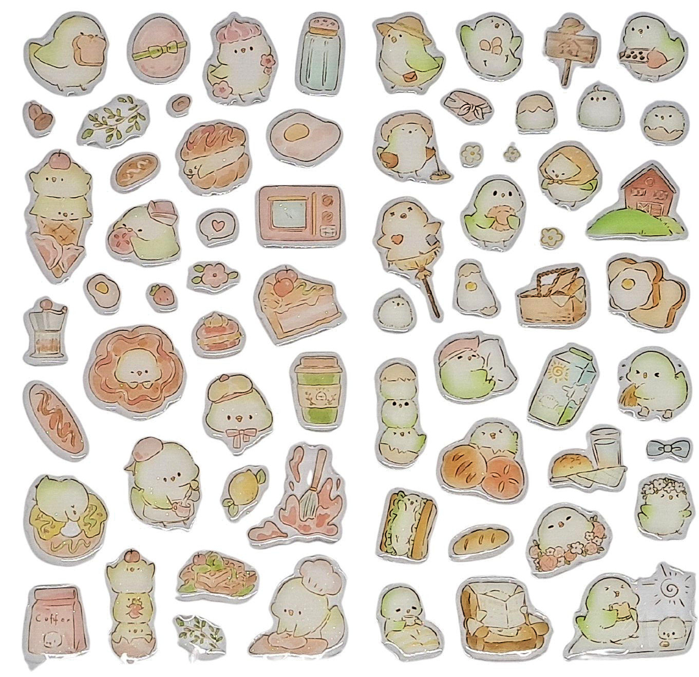 Pick Me Gift Pack Series: Gift Stickers Clear Presents Celebrations  - 2 Pcs