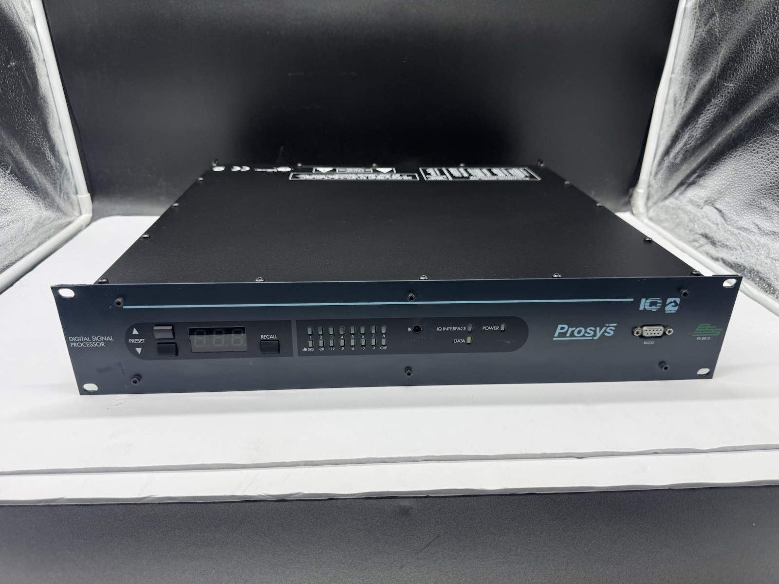 BSS Audio IQ PS8810 Prosys Digital Signal Processor 8x10 Rack Mount Tested