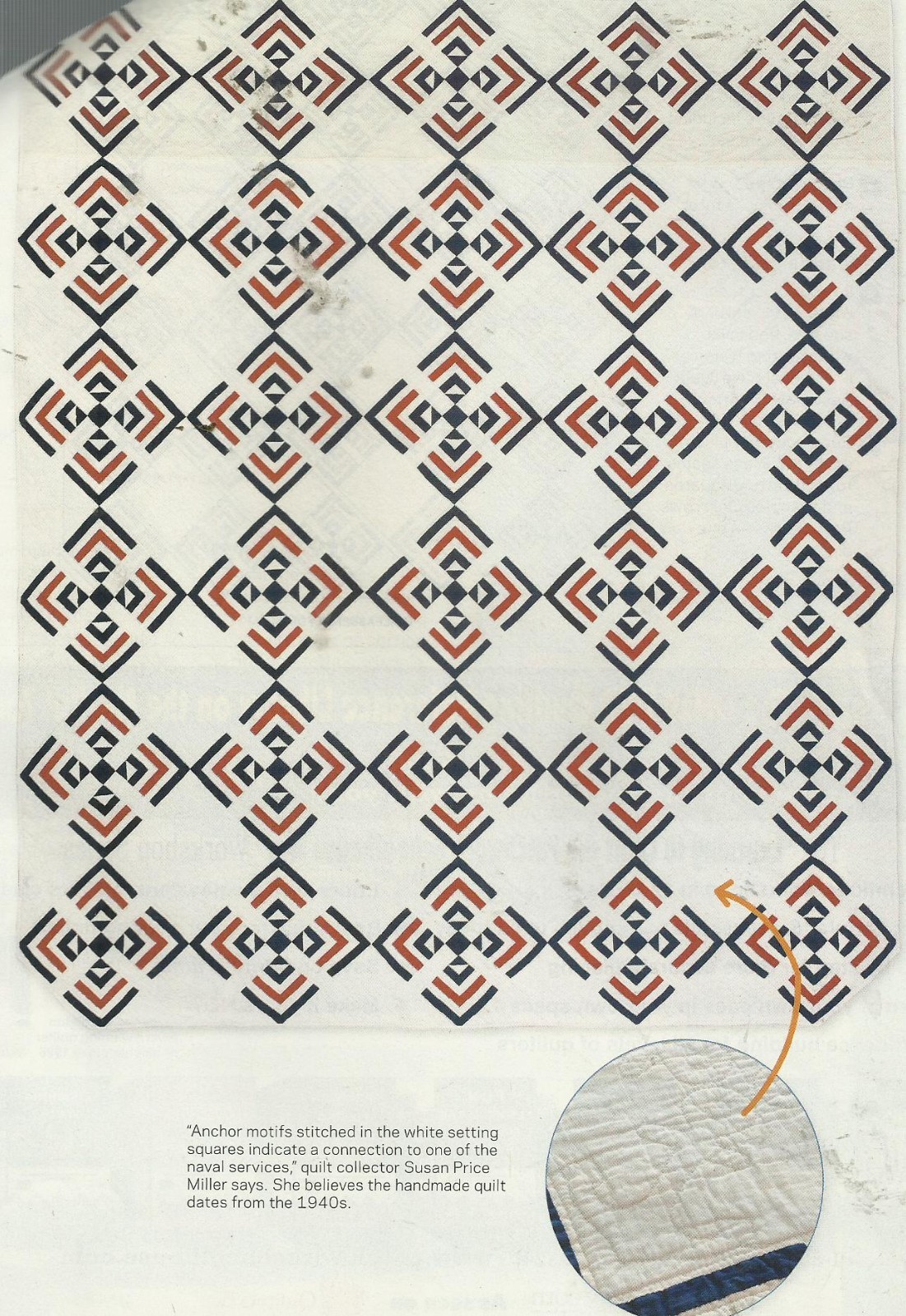 E0512 ANCHORS AWAY QUILT PATTERN/INSTRUCTIONS