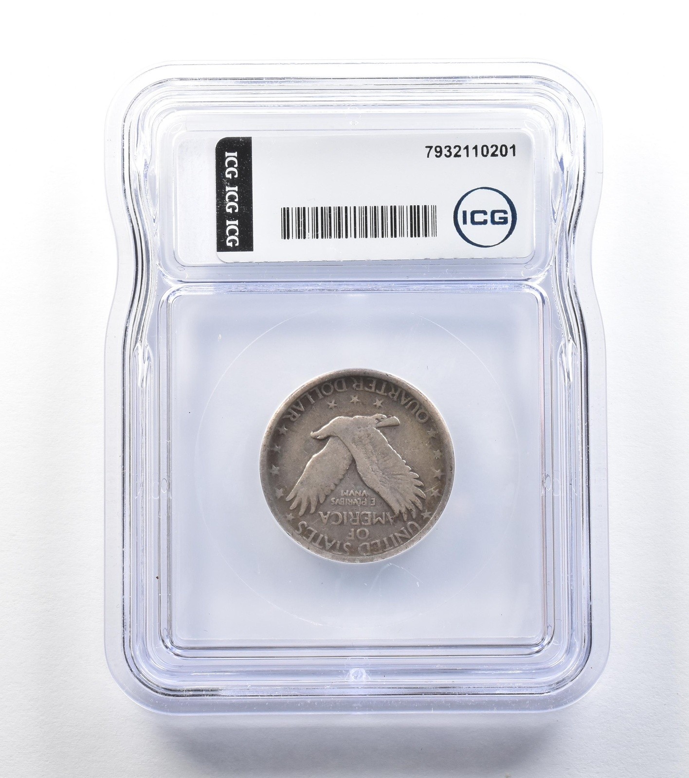 1919 Standing Liberty Quarter Type 2 Authentic ICG *0110