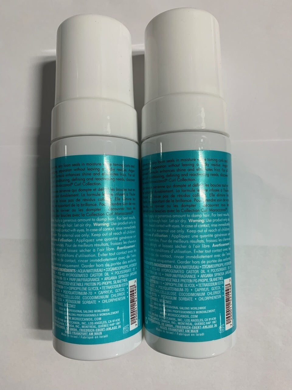 **NEW** 2 PACK Moroccanoil Curl Control Mousse 5.1oz / 150ml