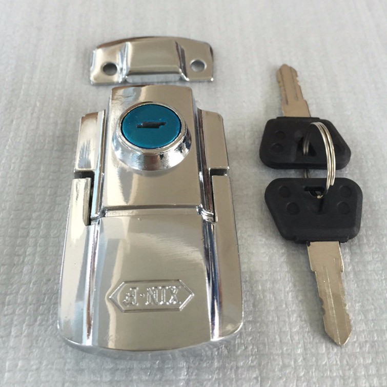Motorcycle Rear Trunk Tail Box Lock Spring Toggle Latch Hasp Clamp For Big Sheep