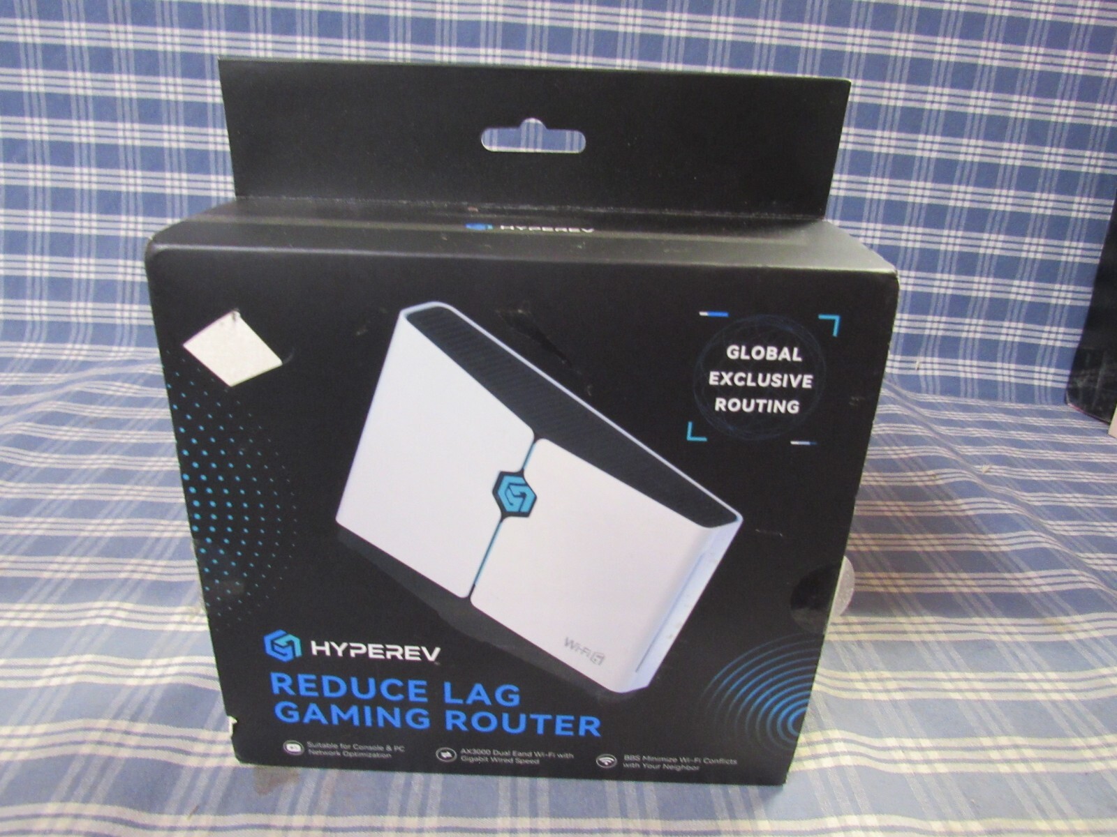 HYPEREV Reduce Lag Gaming Dual Band Home Router (Open Box) FAST FREE SHIPPING.