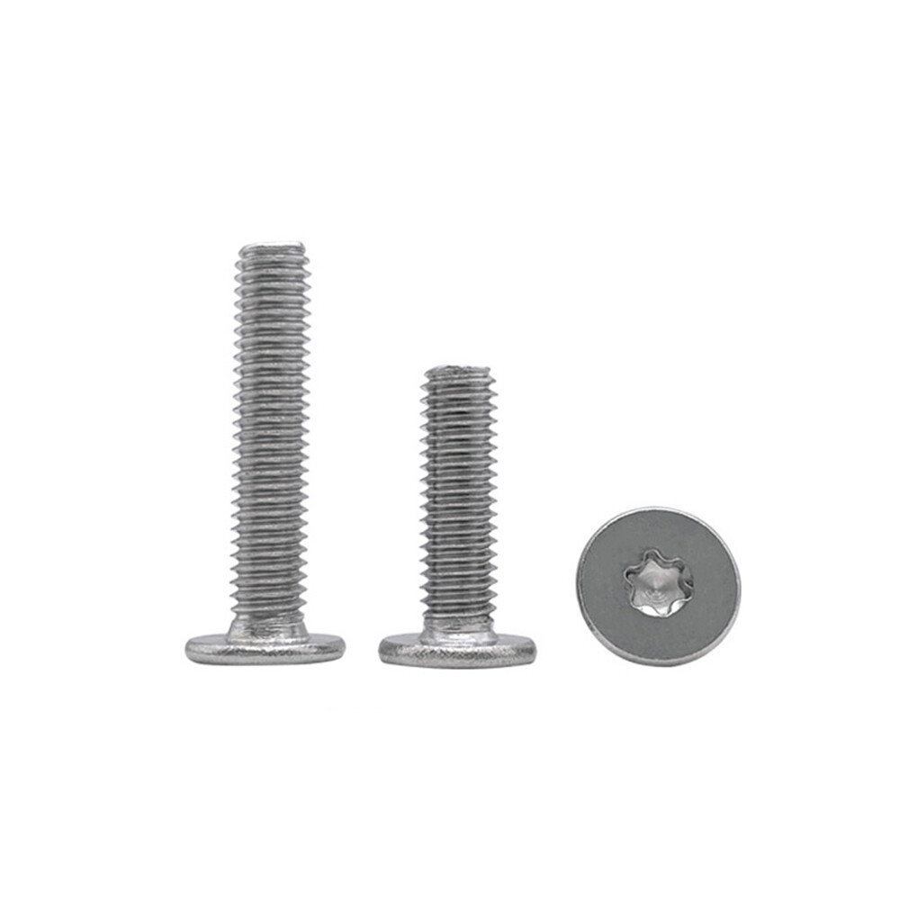 304 Stainless Steel Torx Socket Utrathin Flat Head Screws M4 M5 M6 M8 Select