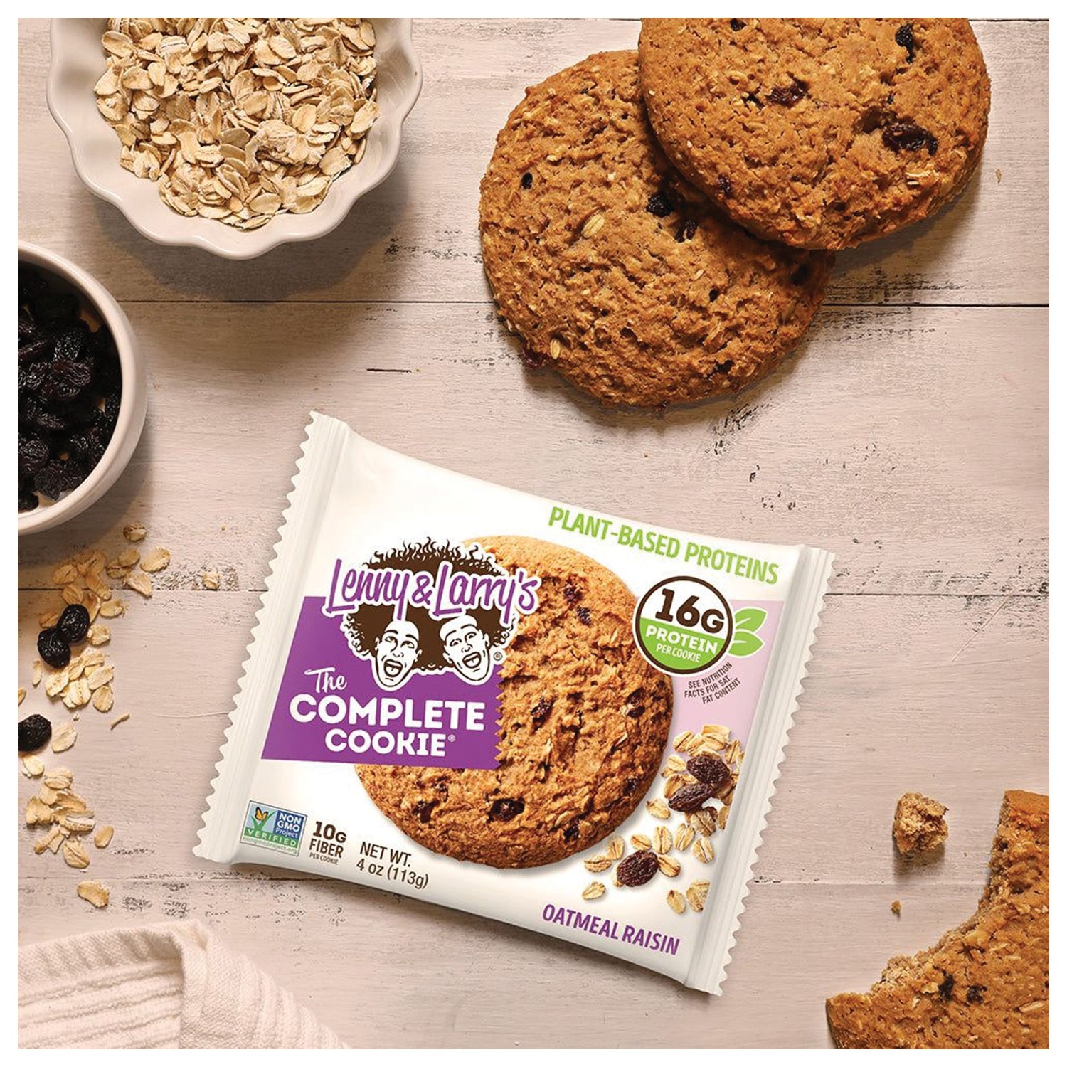 Lenny & Larry Complete Cookie: Oatmeal Raisin Delight Pack of 12