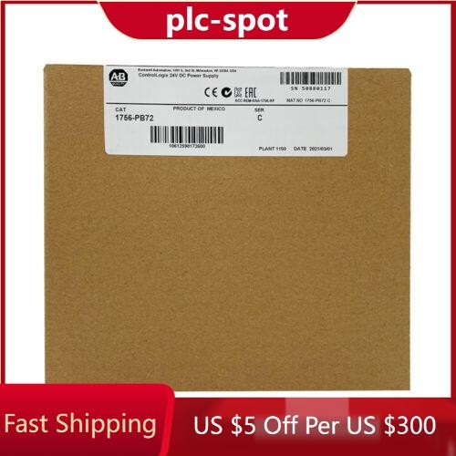 1756-PB72 ControlLogix 1756PB72 /C 24V DC Power Supply Module SEALED US Free Tax
