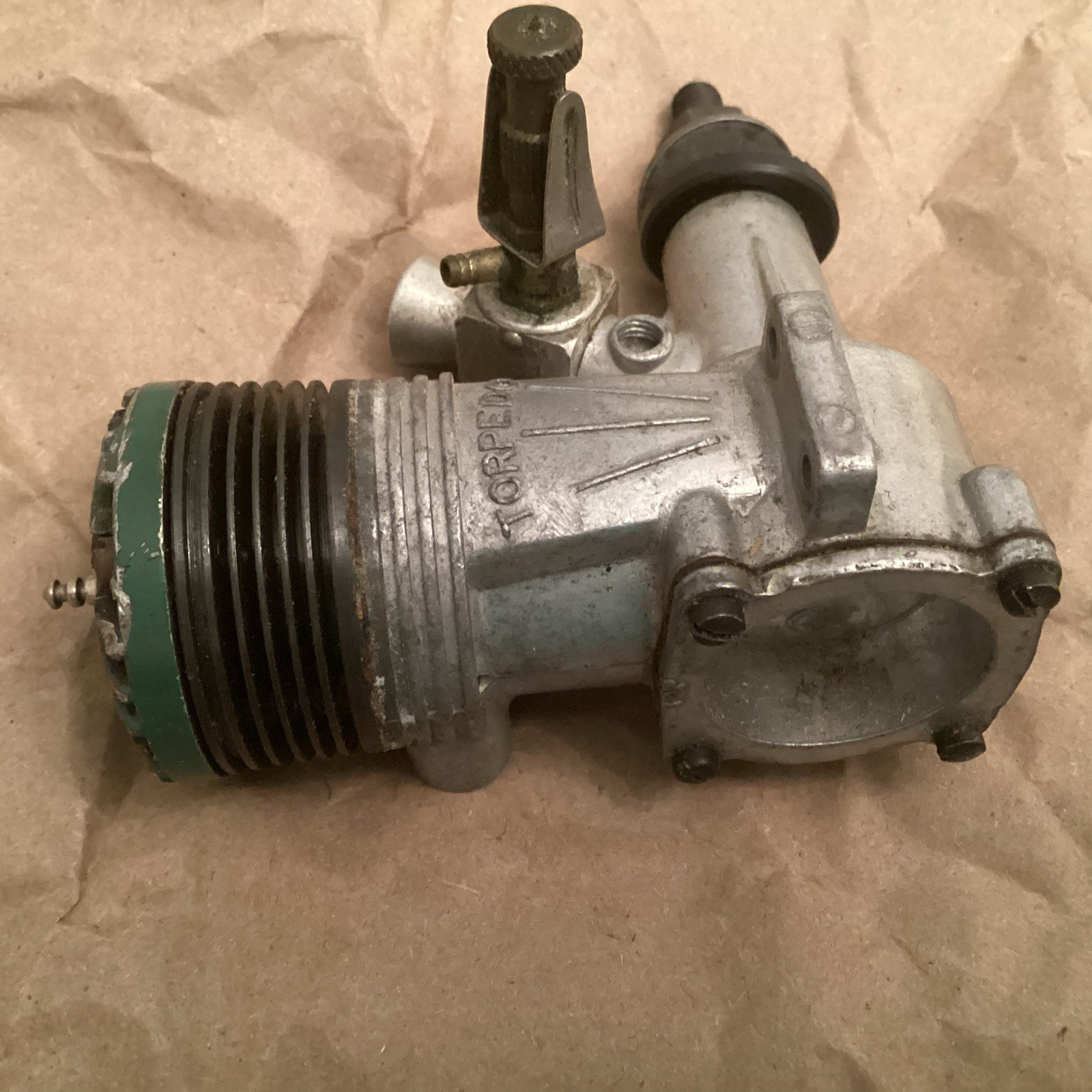 Vintage Torpedo 35 RC Carbo Engine Bench Tested