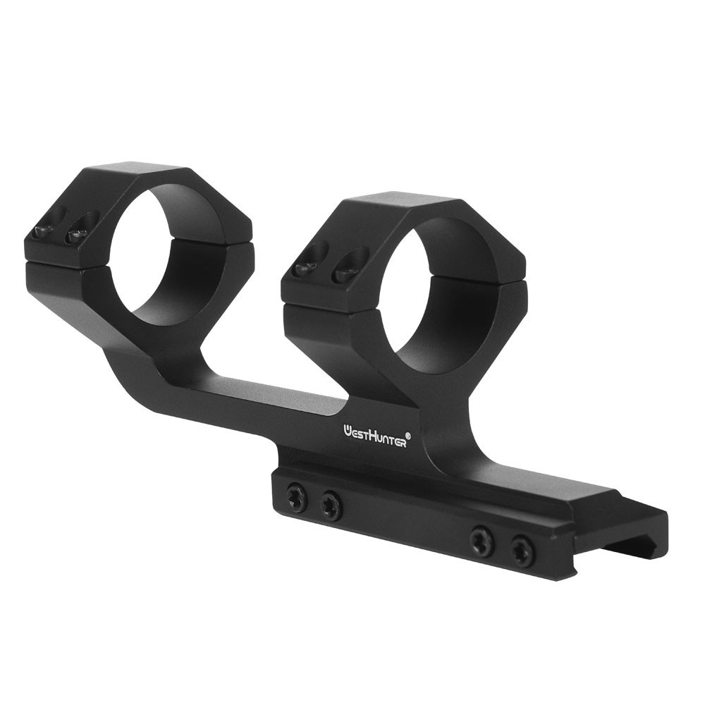 One Piece Scope Mount Rings 1"30mm Picatinny Rail Sight Mount Offset Cantilever