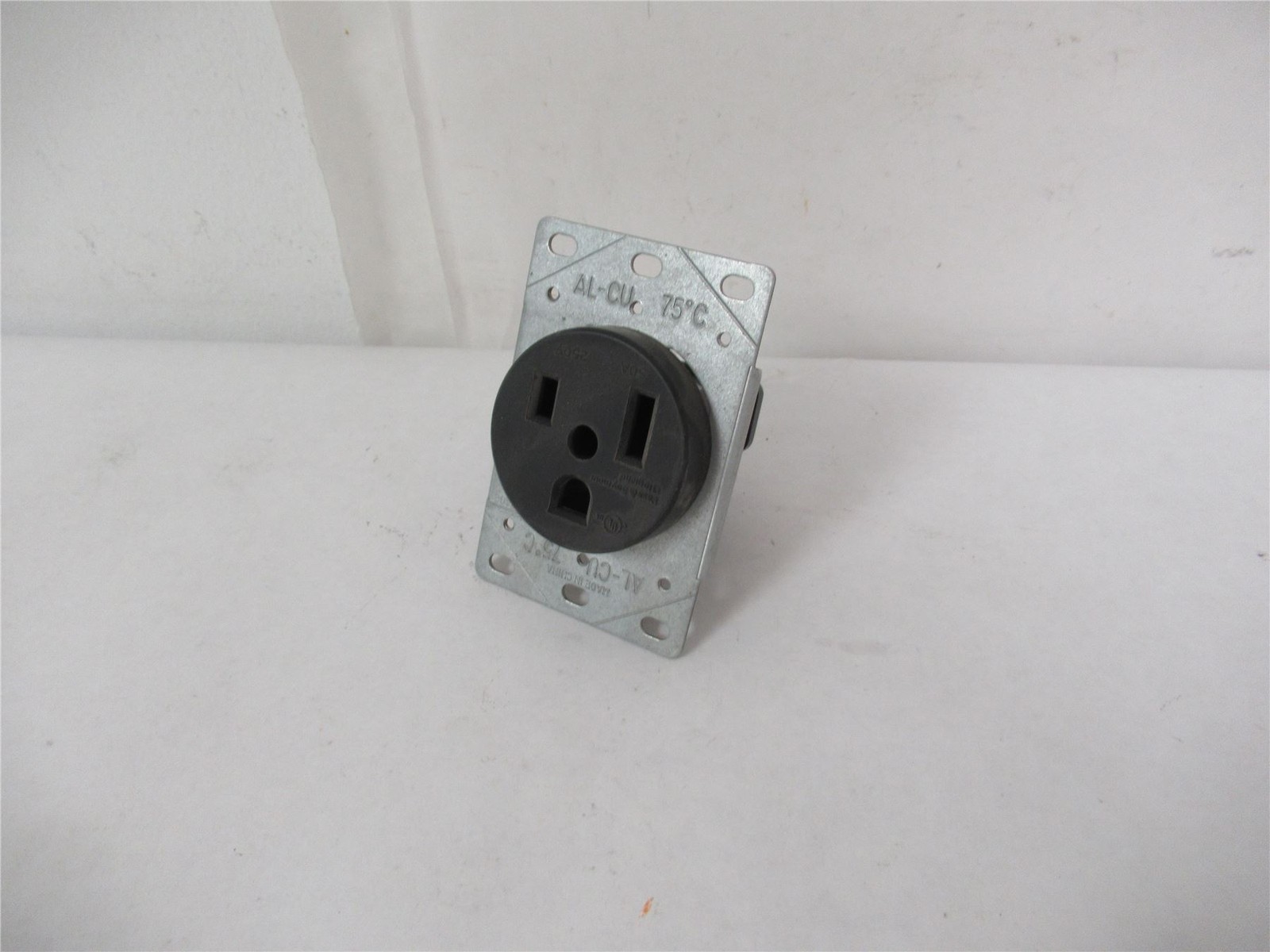 249972 New-No Box; Legrand 3804 Power Outlet 50A 250V Flush Mount 2P 3W