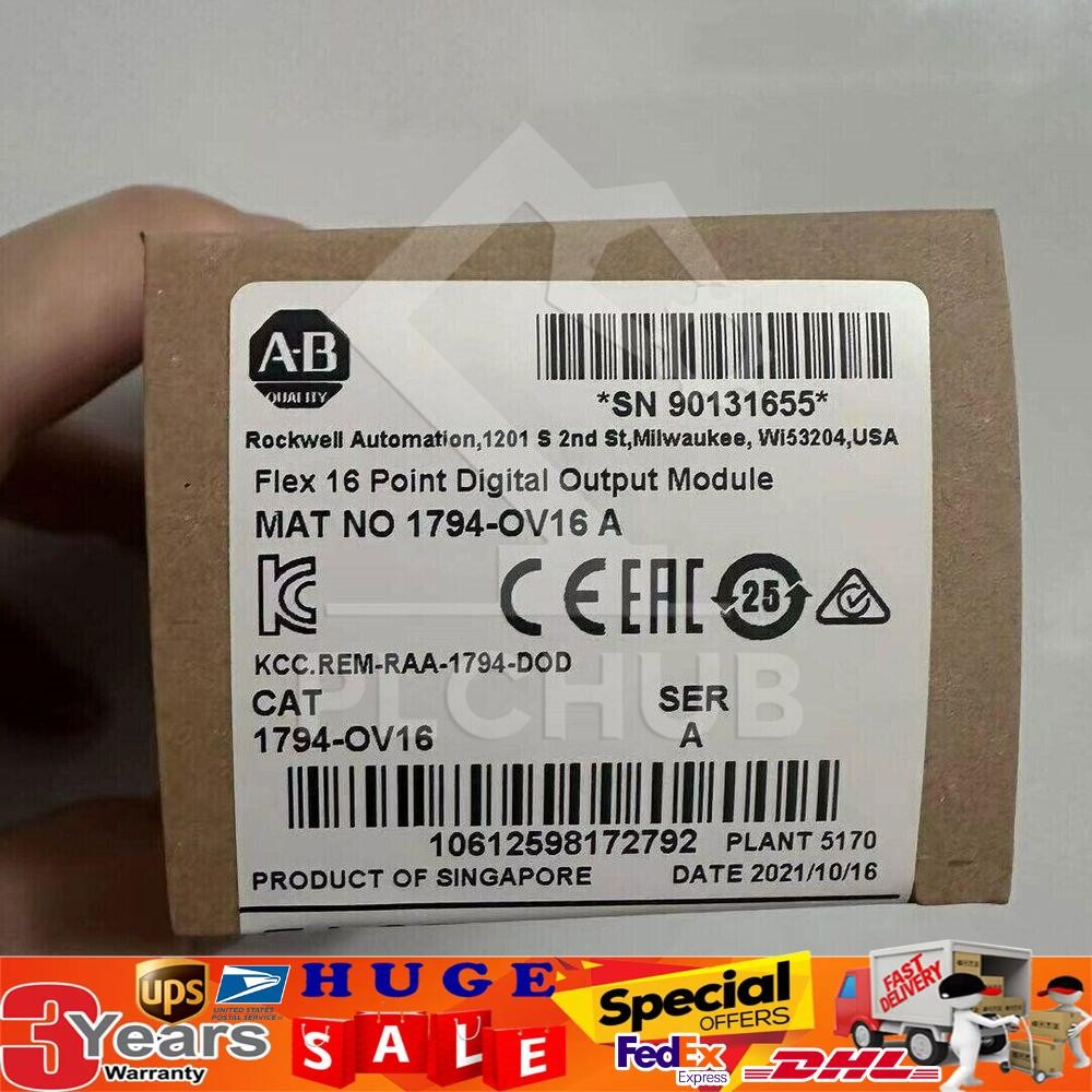 New Sealed 1794-OV16  Flex 16 Point Digital Output Module 1794OV16 US Free Tax