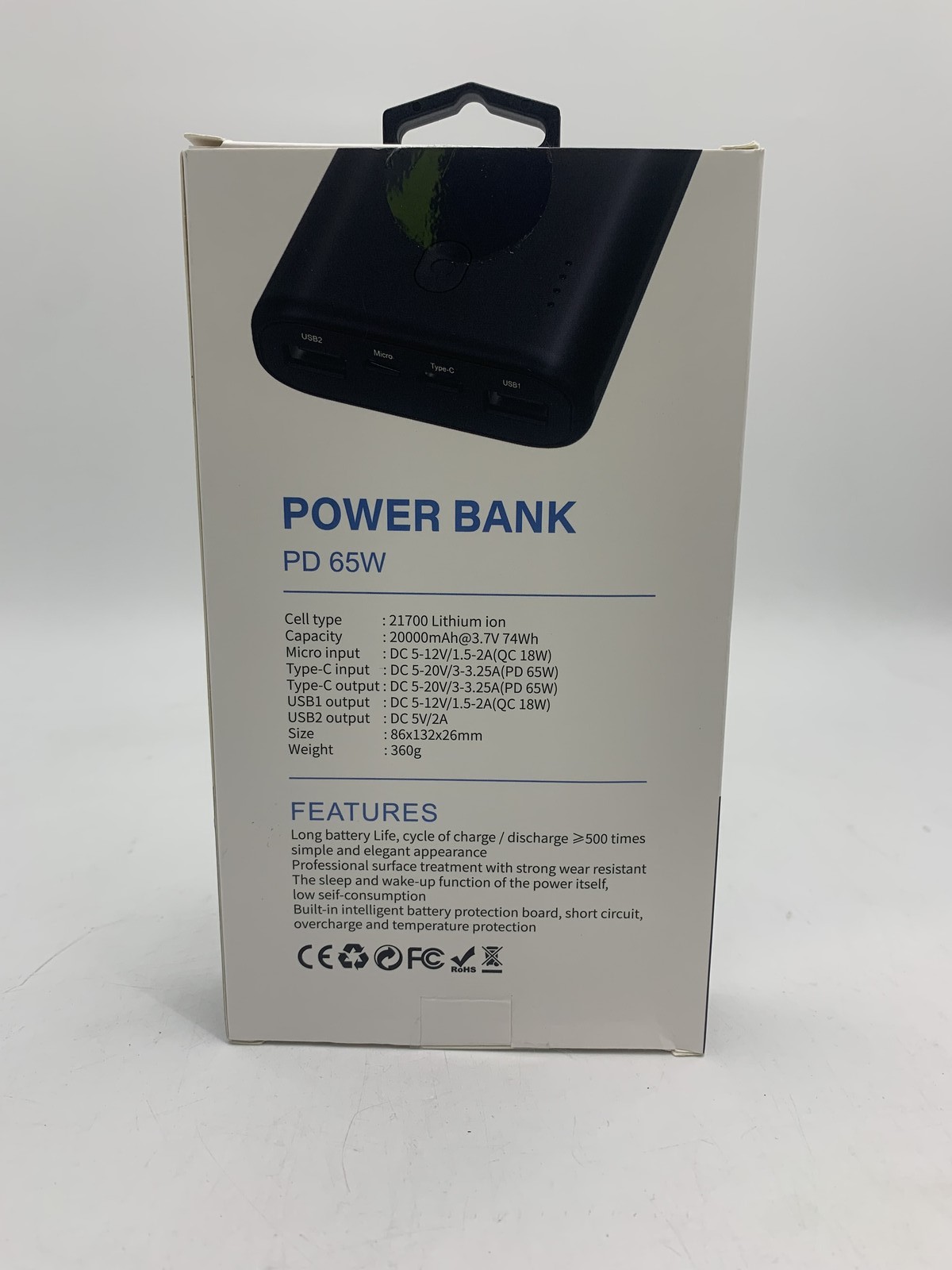 A086 POWER BANK PD 65W - EXTREME PS