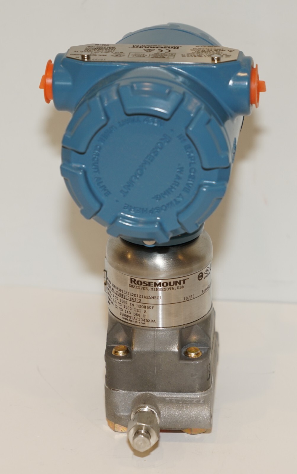 ROSEMOUNT MULTIVARIABLE TRANSMITTER 4088B3P13A7R2E121AE5M5C1 1500 PSI