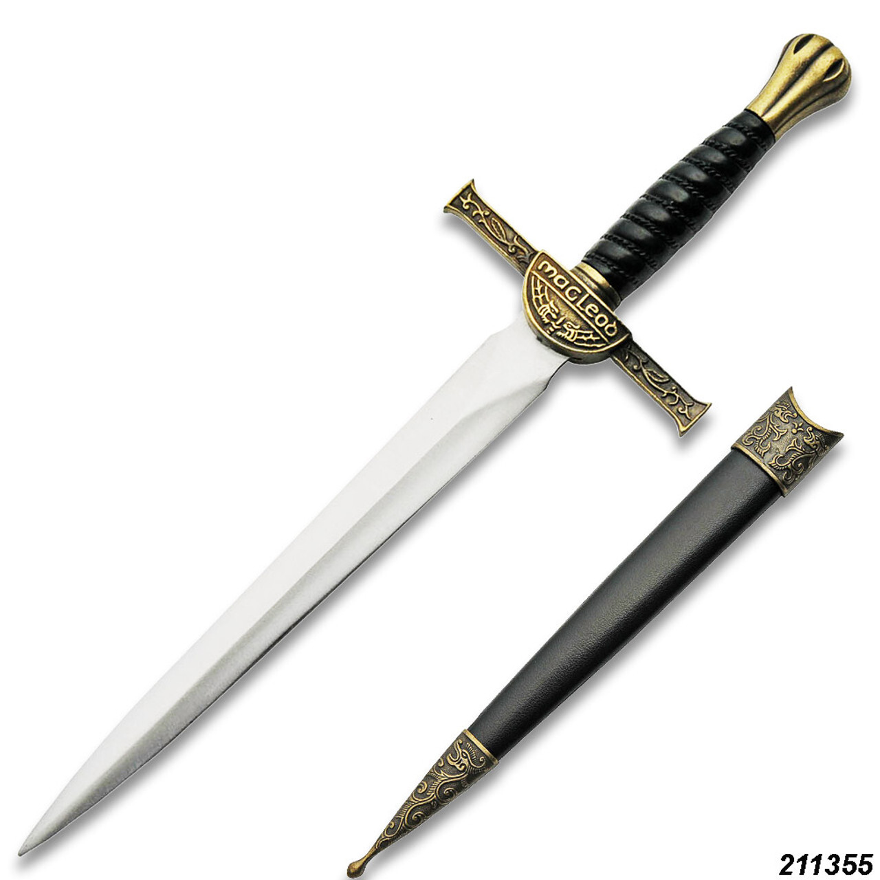 Macleod Dagger With Scabbard 11.75" Overall