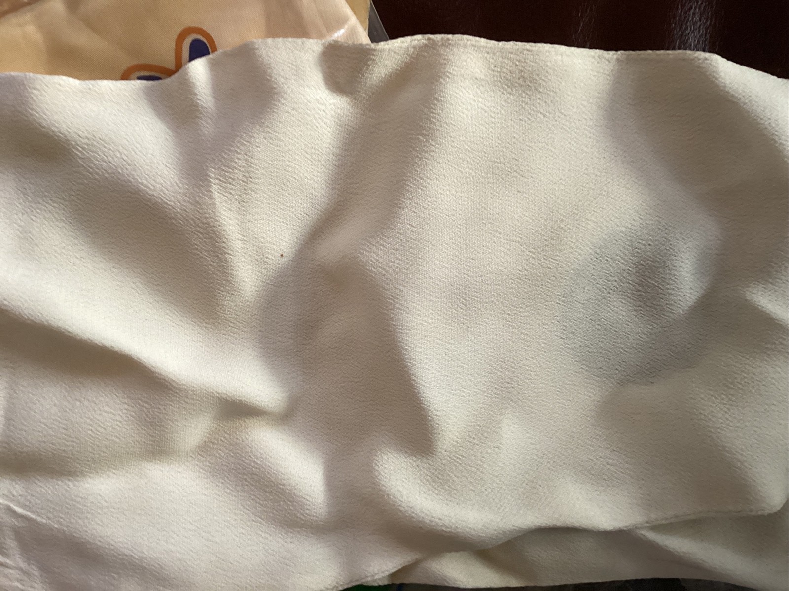 RAF Silk Scarf White Ww2 Storage Folds Exquisite Quality