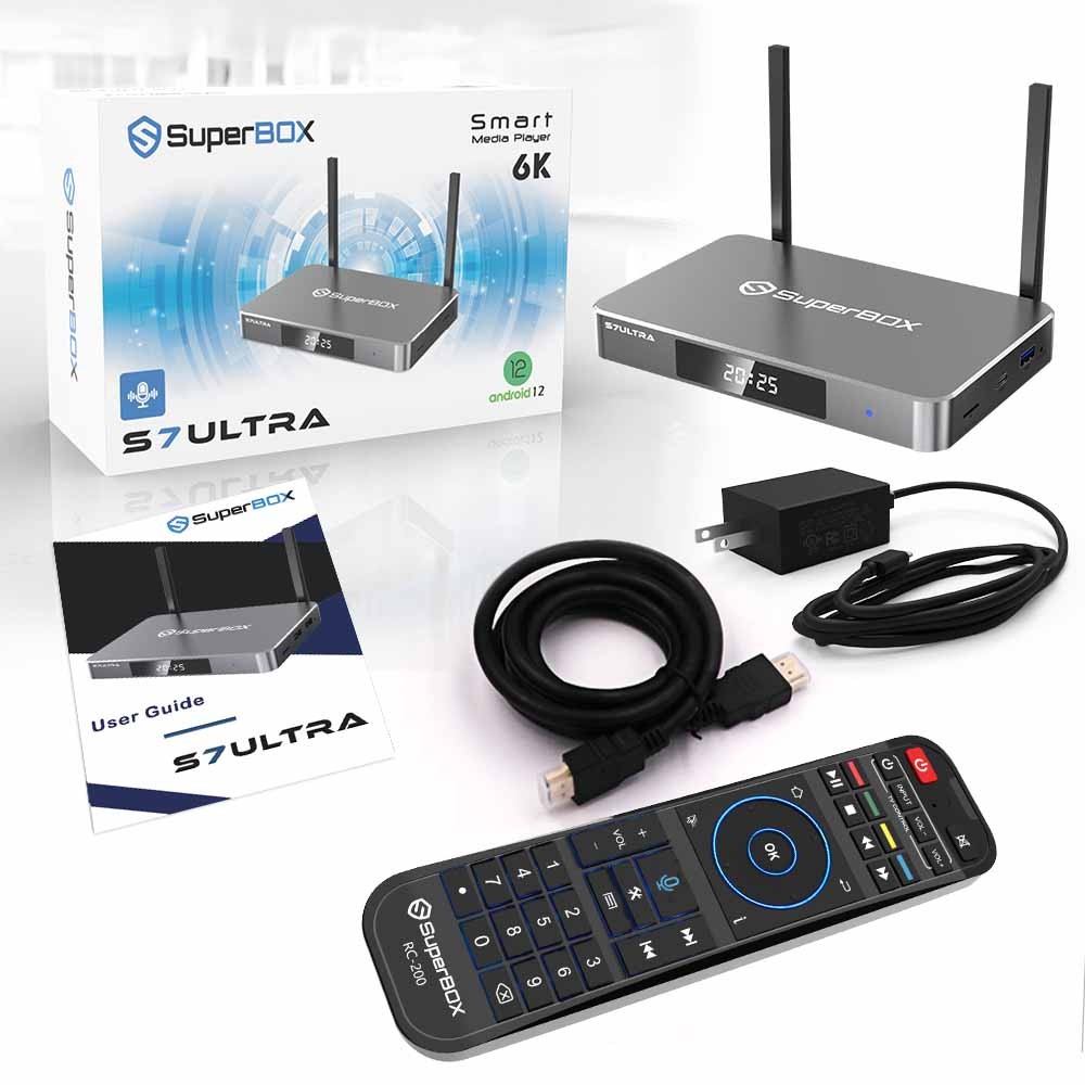 SuperBox S7 Ultra 128GB 6K TV Box – Authorized Dealer Free Ship