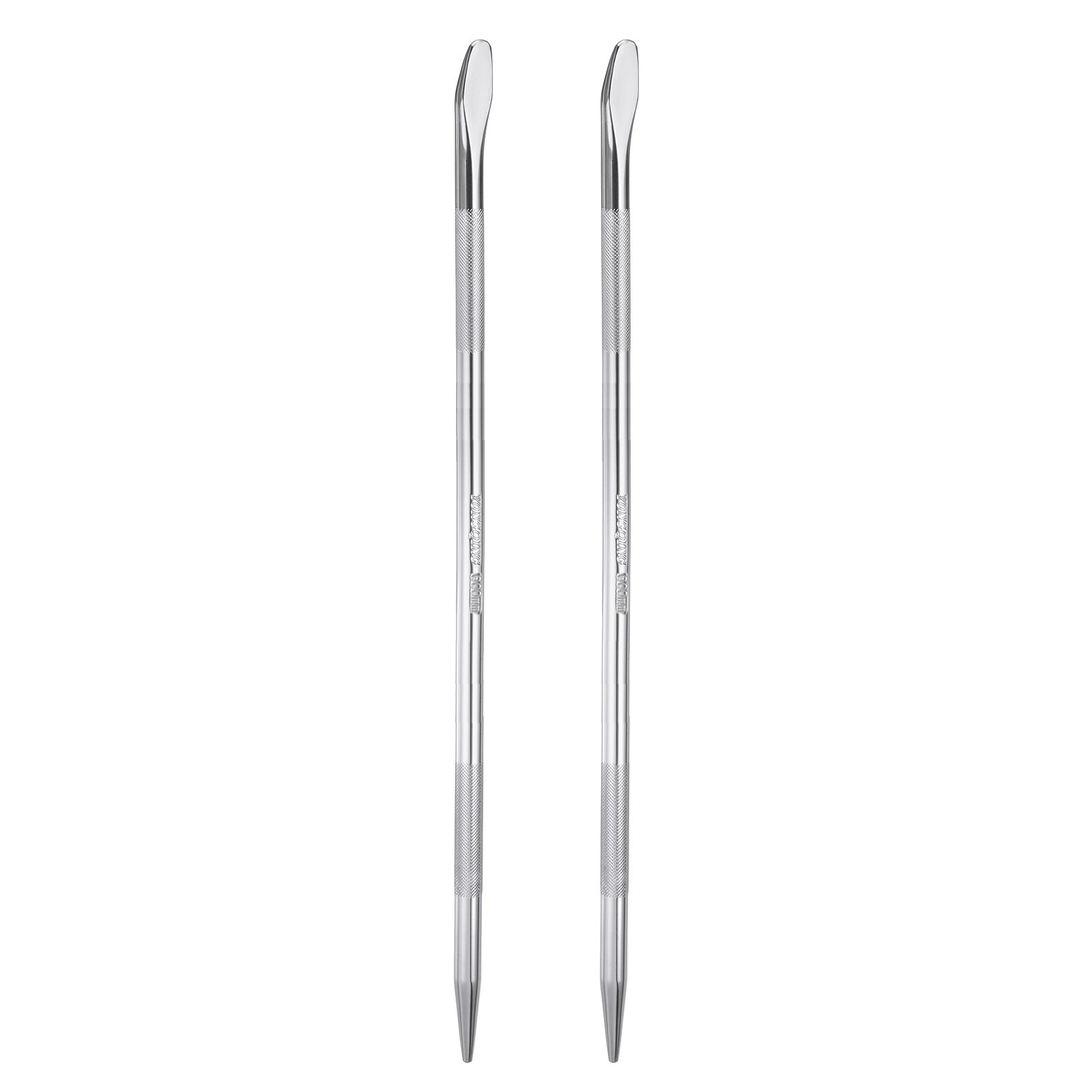 2pcs Aligning Pry Bar 24" Length Round Crowbar Sleever Bar with Embossed Handle