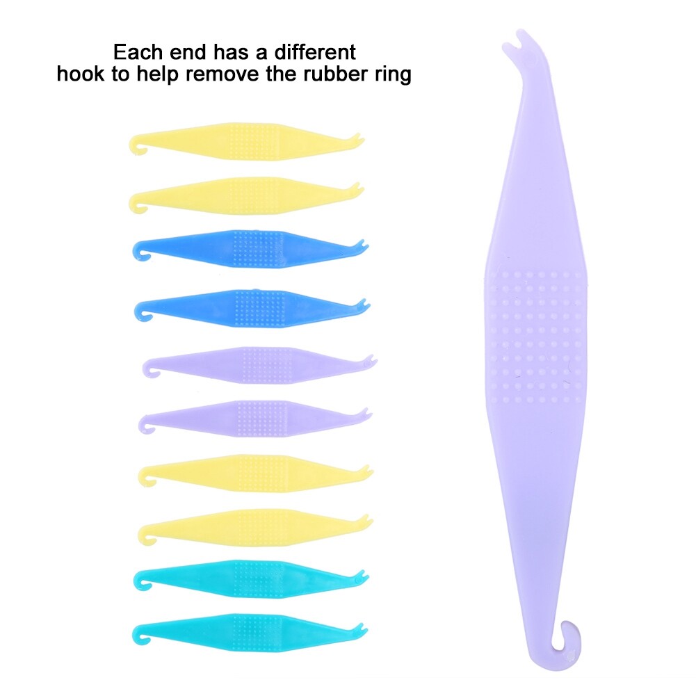 100 Pcs Dental Disposable Elastic Placing Hook Elastomeric Orthodontic Rubber