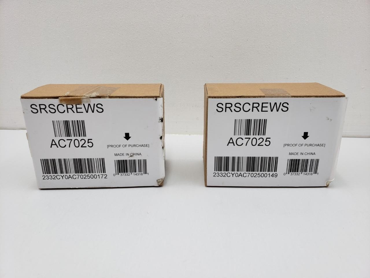 AC7025 SRSCREWS for Tripp Lite SmartRack Threaded Hole Hardware Two Boxes Ne