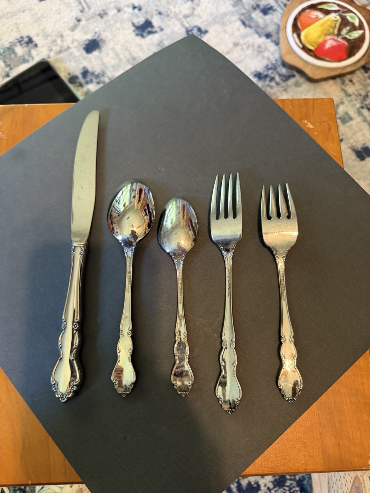 Oneida Dover Stainless Steel Flatware Set - 5 Pc place setting mult available