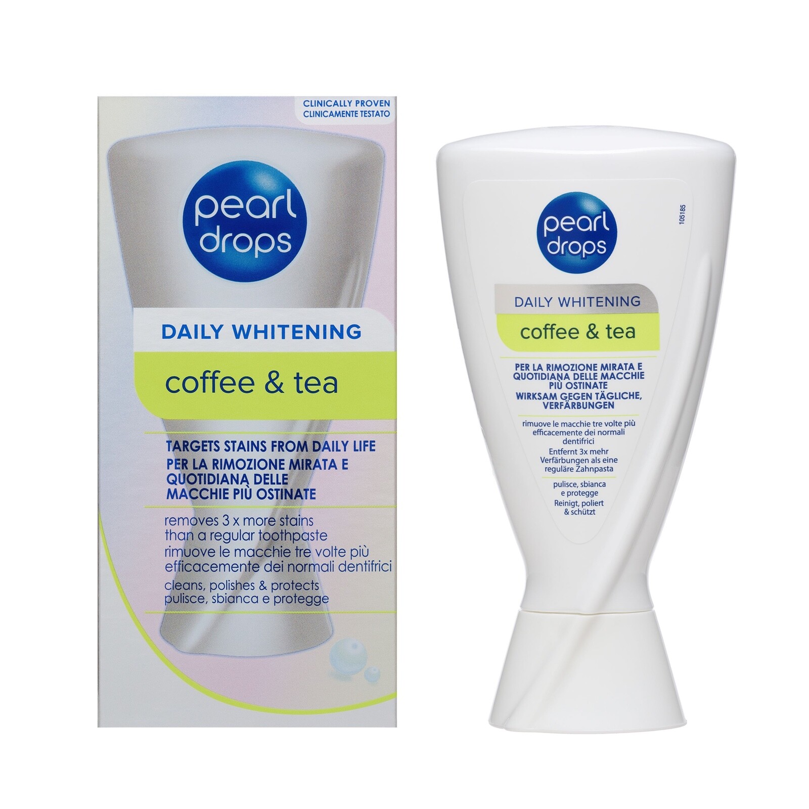 Pearl Drops toothpaste for coffee & tea drinkers and smokers- 50ml-FREE SHIPPING