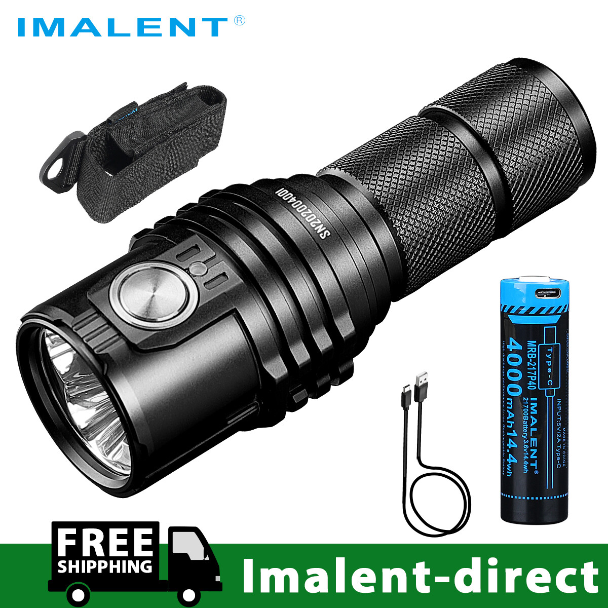 IMALENT MS03 LED Torch 13000 Lumens High Power Super Bright Powerful Flashlight