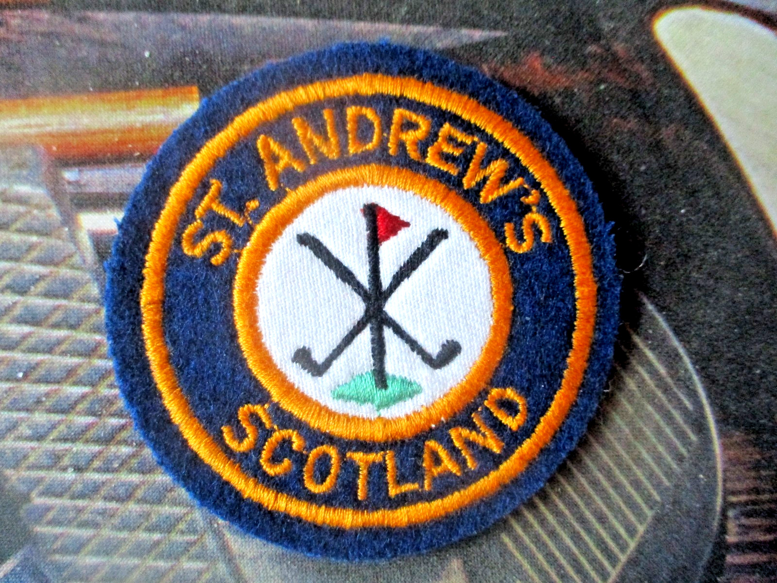 vtg - ST. ANDREWS GOLF LINKS - 2.75" patch - The Old Course - Scotland